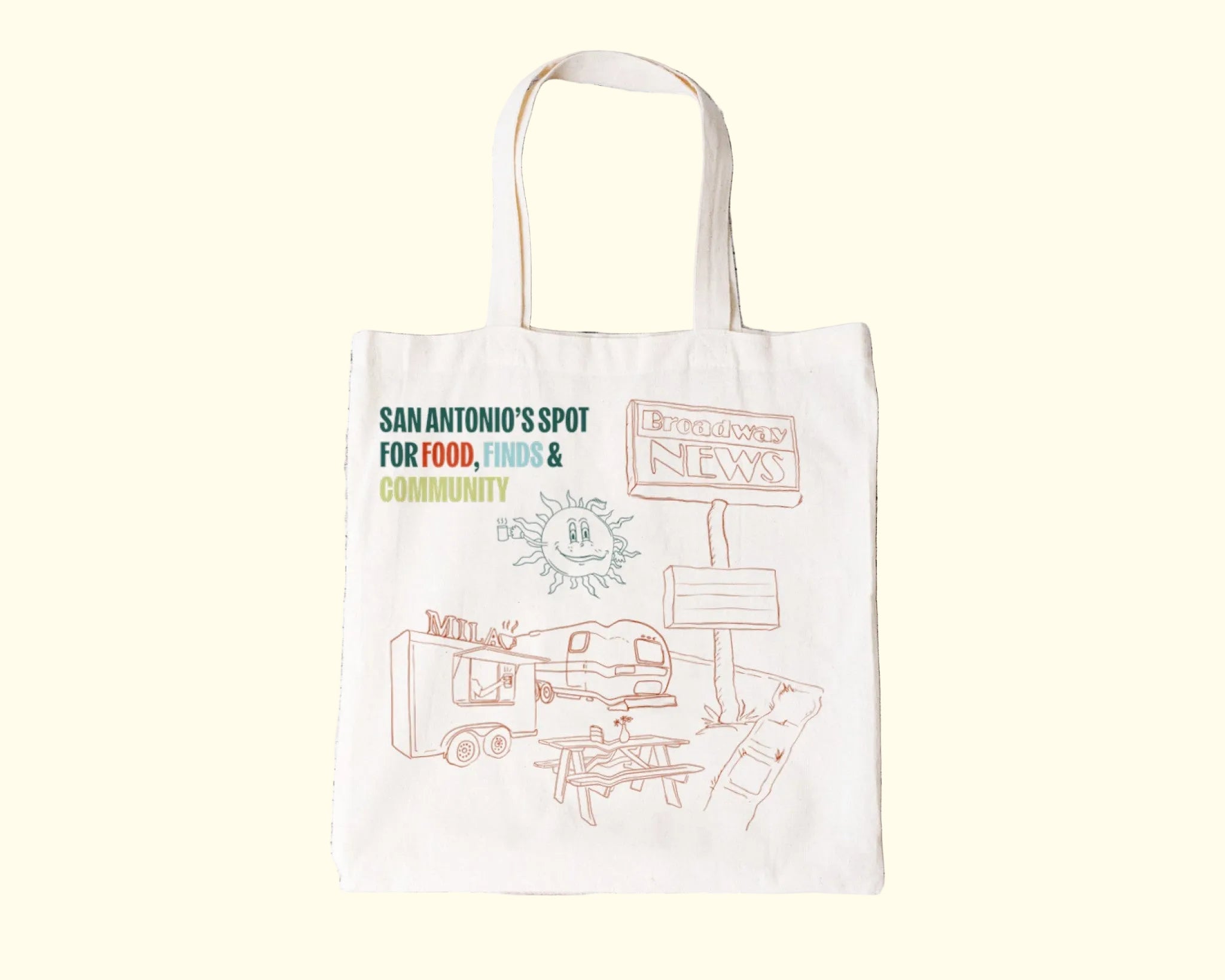 Broadway News Tote Bag